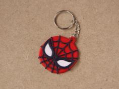 Keychain Multicolor Spiderman 3D Printer Model