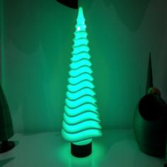 “Wave Lamp For The Holidays” Base Holder With Wemos D1 Mini 3D Printer Model