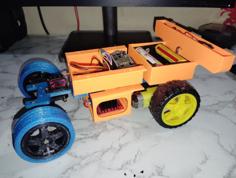 Wifi Controlled RC Car Using NodeMCU 3D Printer Model