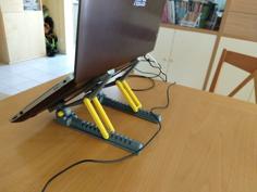 Strong Light Repositionable Laptop Stand 3D Printer Model