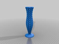 Knitted Fluted Vase 3D Printer Model