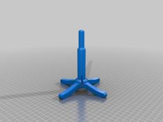 Flute Stand 3D Printer Model