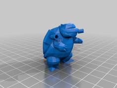 Blastoise 3D Printer Model