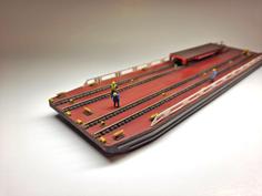 N Scale Railcar Float Bow V2 3D Printer Model