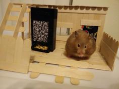 Hamster Vending Machine (Syrian Hamster Sized Feeder) 3D Printer Model