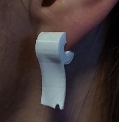 Decadent Toilet Tissue Earring 3D Printer Model