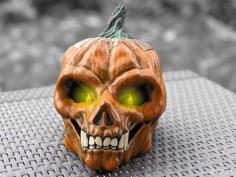 Scary Pumpkin King Lantern 3D Printer Model