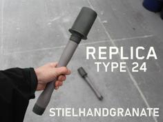 Replica Stielhandgranate 3D Printer Model