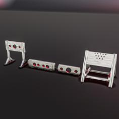 Medieval Torture Diorama Pack 3D Printer Model