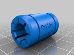 Drylin® Bearing For 8 Mm Shafts; OD 16 Mm 3D Printer Model