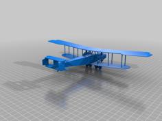 1-100 WW1 Aircraft Set 4 3D Printer Model