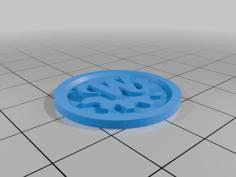 Webkinz Kinzcash Coin And Wish Token 3D Printer Model