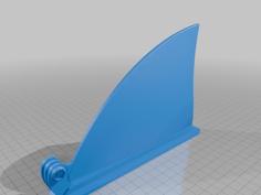 Paddle/SUP Fin W/GoPro Mount 3D Printer Model