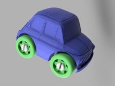 Fiat 500 – Duplo Compatible 3D Printer Model