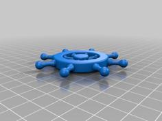 Ship’s Wheel Dimmer Knob 3D Printer Model