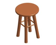 Little Stool / Banquito 3D Printer Model