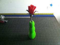 Rose Stem For Any 19mm Vase 3D Printer Model