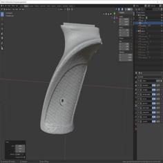 Daisy 747 Grips For Lefties 3D Printer Model