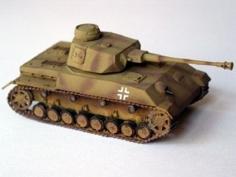 Panzer IV Ausf. H (Original Design Proposal) 3D Printer Model