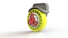 Fully 3D-Printable Caster With Integrated Bearing 3D Printer Model