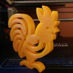 Wifi Rooster Chinese New Year 3D Printer Model