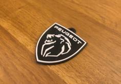 Peugeot Keychain 2021 3D Printer Model