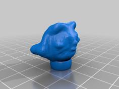 Egyptian Cat Head Made On Sculptris 3D Printer Model