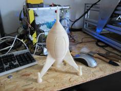 Fusion Festival Rocket 3D Printer Model