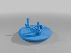 Novgorod – Popovka Circular Coast Defense Ship 3D Printer Model