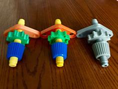 Kiddicraft Twist And Turn 1970’s Mechanical Playset Toy 3D Printer Model