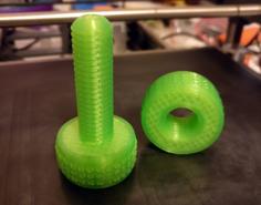 Nut And Screw ø14mm 3D Printer Model