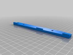 Guide Bars For Table Saw Miter Slot – 168 Mm 3D Printer Model