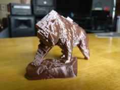 Glitched Grizzly 3D Printer Model