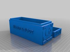 Hand And Foot Ten Deck Card Holder 3D Printer Model