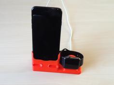 IPhone And Apple Watch Dock 3D Printer Model