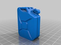 Scale Accessory – Jerrycan 3D Printer Model