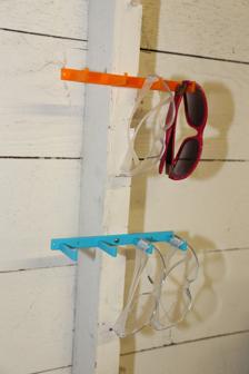 Safety Glasses Rack 3D Printer Model