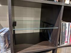 Ikea Expedit/Kallax Glass Shelf Supports 3D Printer Model