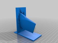 The Shining-“Here’s Johnny!” Bookend 3D Printer Model