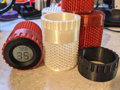 FAST Print In-Spool Desiccant (Silica Gel) Container With Hygrometer 3D Printer Model