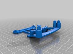 TT-01e Front Rear Bumper With Wheel Arm Space 3D Printer Model