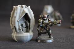 Orbital Drop Pod / Infantry Drop Pod Warhammer 40K 3D Printer Model