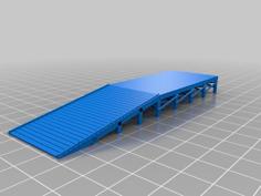 N Scale Loading Ramp 3D Printer Model