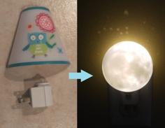 Moon Night Light 3D Printer Model