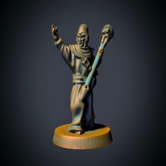 Necromancer 28mm (no Supports Needed) 3D Printer Model