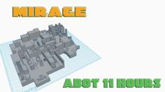 Mirage Map Model 3D Printer Model