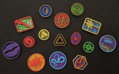 Android: Netrunner – Tokens 3D Printer Model