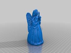 Weeping Angel Tree Topper 3D Printer Model