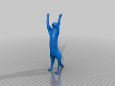 Spring Cat 3D Printer Model