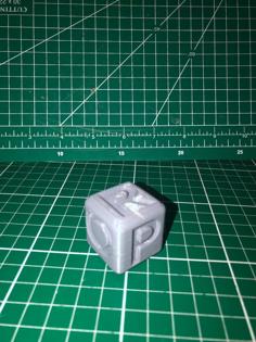 Letter Cube Learn Letters 6CM 3D Printer Model